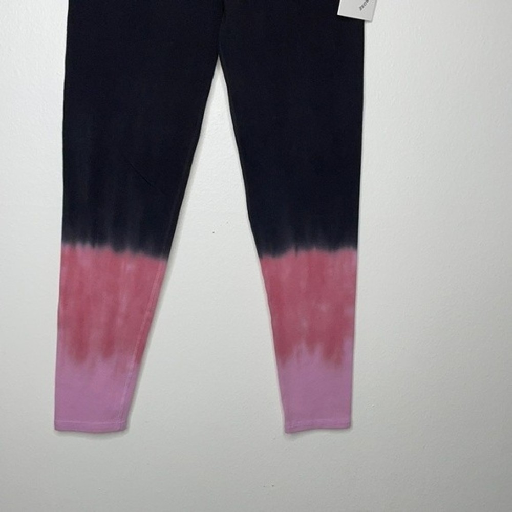 Electric & Rose Womens Sz Large Sunset Legging in Onyx & Pink - Picture 3 of 8